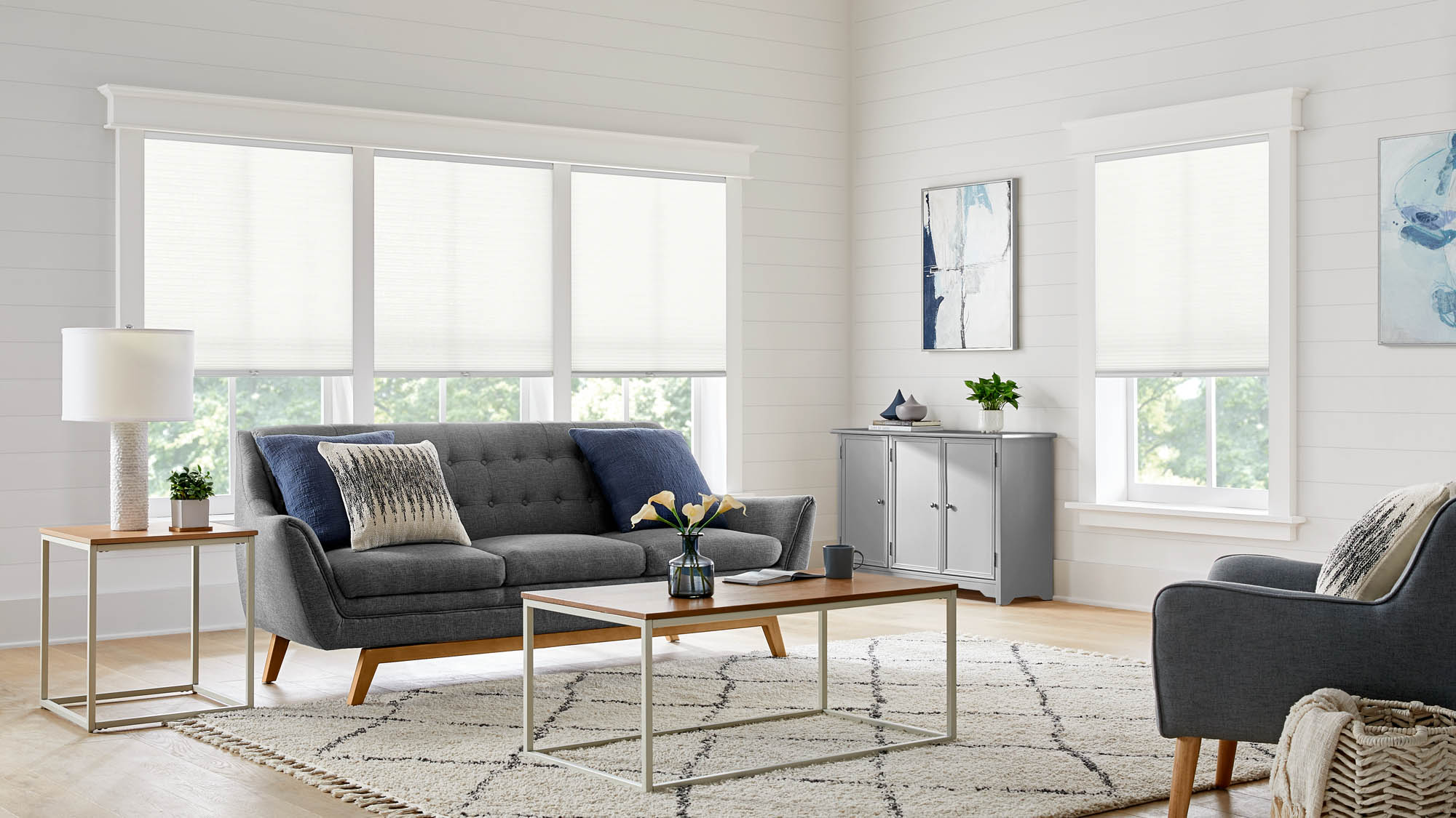 Cordless Light Filtering Cellular Shades